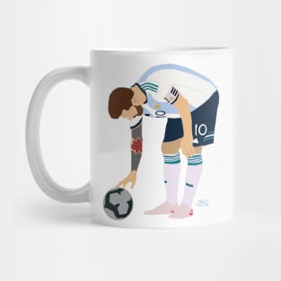 Lio Messi and the ball Mug